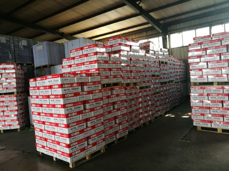 多功能a4复印纸厂家直销 70g全木浆办公打印纸 漯河图文速印工厂直销